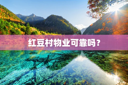 红豆村物业可靠吗？