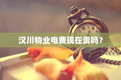 汉川物业电费现在贵吗？