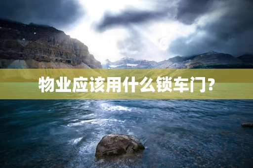 物业应该用什么锁车门？