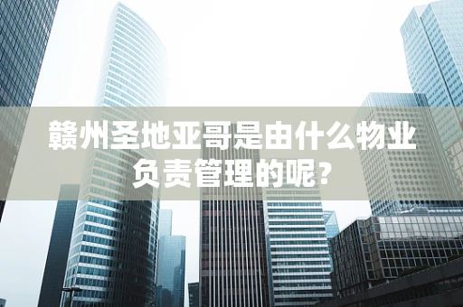 赣州圣地亚哥是由什么物业负责管理的呢？