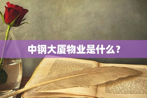 中钢大厦物业是什么？