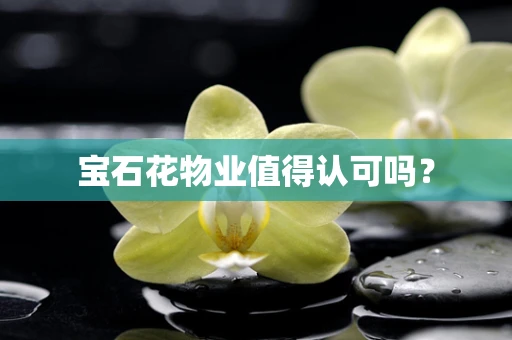 宝石花物业值得认可吗？