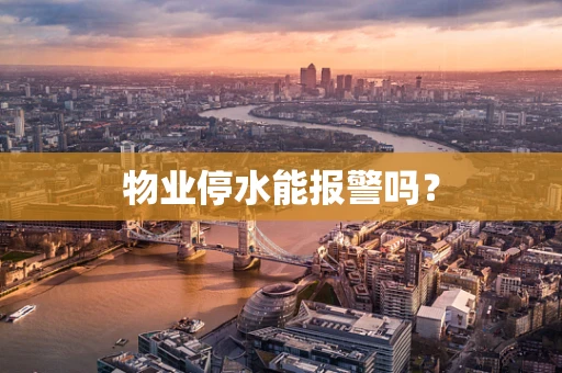 物业停水能报警吗？