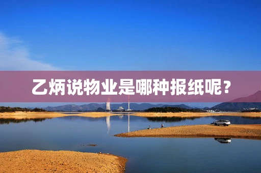 乙炳说物业是哪种报纸呢？