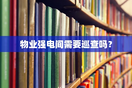 物业强电间需要巡查吗？