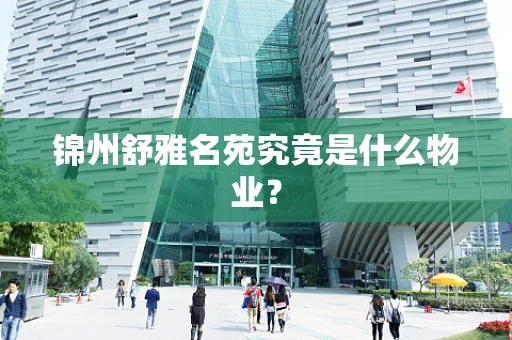 锦州舒雅名苑究竟是什么物业？