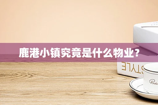 鹿港小镇究竟是什么物业？