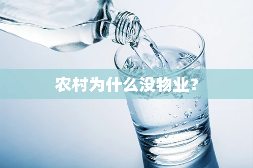农村为什么没物业？