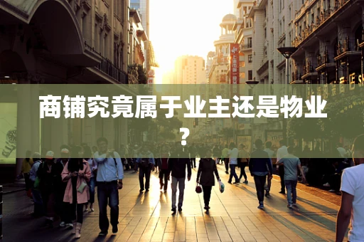 商铺究竟属于业主还是物业？