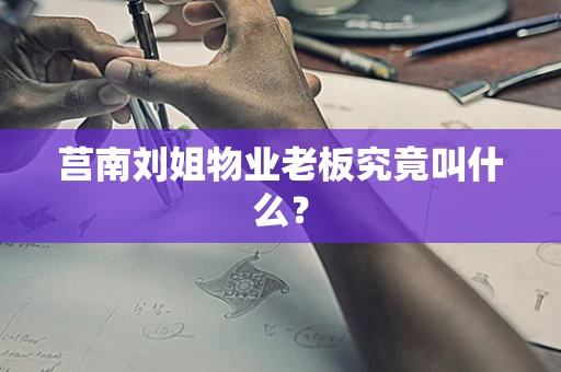 莒南刘姐物业老板究竟叫什么？