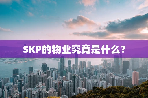 SKP的物业究竟是什么？