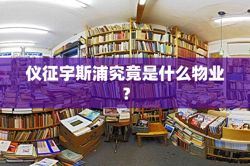 仪征宇斯浦究竟是什么物业？