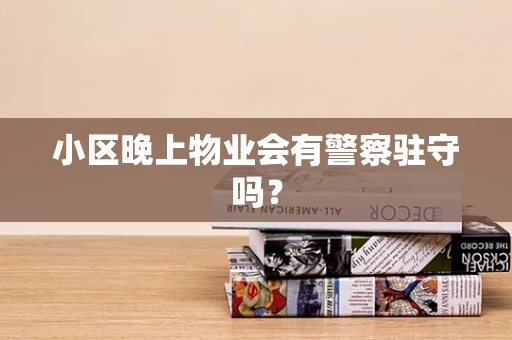 小区晚上物业会有警察驻守吗？