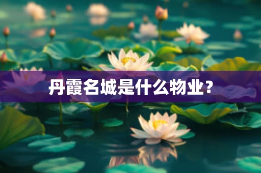 丹霞名城是什么物业？