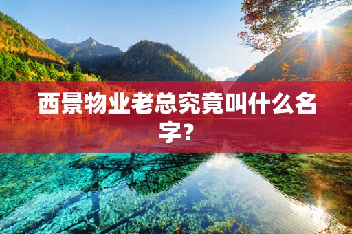 西景物业老总究竟叫什么名字？