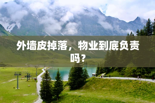 外墙皮掉落，物业到底负责吗？