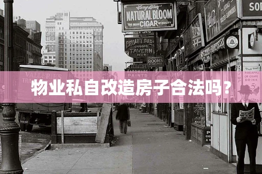 物业私自改造房子合法吗？