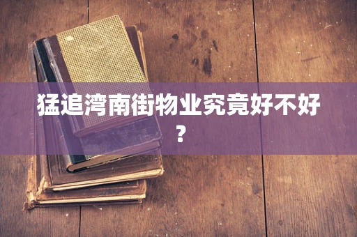 猛追湾南街物业究竟好不好？