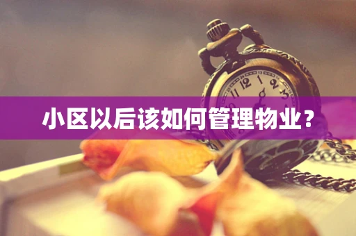 小区以后该如何管理物业？
