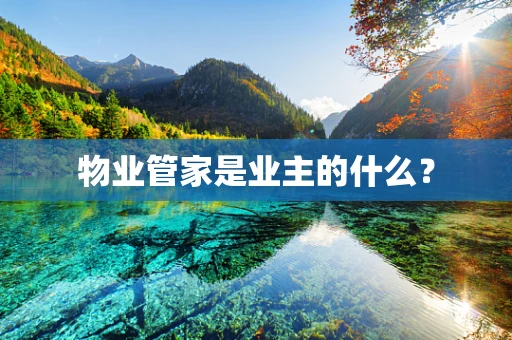 物业管家是业主的什么？