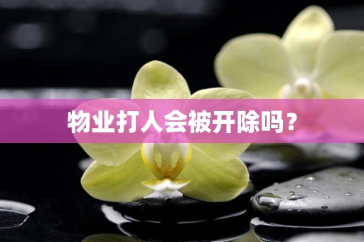 物业打人会被开除吗？