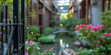 小区物业会有个人钥匙吗？